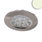 Preview: ISOLED LED Möbeleinbaustrahler MiniAMP silber, 4W, 60°, 24V DC warmweiß 3000K, dimmbar