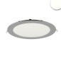 Preview: ISOLED LED Downlight, 18W, rund, ultraflach, silber, neutralweiß
