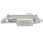 Preview: ISOLED LED Downlight, 15W, eckig, ultraflach, silber, neutralweiß, dimmbar