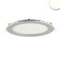 Preview: ISOLED LED Downlight, 12W, rund, ultraflach, silber, neutralweiß, dimmbar