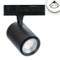 Preview: ISOLED 3-PH Schienen-Strahler fokussierbar, 42W, 20°-70°, schwarz matt, 4000K, CRI92