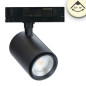 Preview: ISOLED 3-PH Schienen-Strahler fokussierbar, 42W, 20°-70°, schwarz matt, 3500K, CRI92