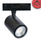 Preview: ISOLED 3-PH Schienen-Strahler fokussierbar, 34W, 20°-70°, schwarz matt, Meat 1900K