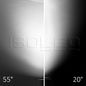 Preview: ISOLED 3-PH Schienen-Strahler fokussierbar, 24W, 20°-55°, schwarz matt, 4000K