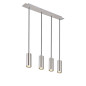 Preview: ISOLED Hängeleuchte nickel matt, 4xGU10 Fassung