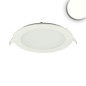 Preview: ISOLED LED Downlight, 12W, rund, ultraflach, blendungsreduziert, weiß, neutralweiß, dimmbar CRI90