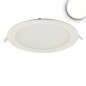 Preview: ISOLED LED Downlight, 18W, rund, ultraflach, blendungsreduziert, weiß, neutralweiß, CRI90