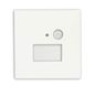 Preview: ISOLED Cover Aluminium eckig weiß, für Wandeinbauleuchte Sys-Wall68 mit PIR Sensor