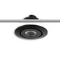 Preview: ISOLED LED Einbauleuchte MiniAMP schwarz, 3W, 12V DC, warmweiß, dimmbar, 100cm Kabel