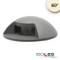 Preview: ISOLED LED Bodeneinbaustrahler, rund 1SIDE 60mm, schwarz, 12-24V, IP67, 3W, 60°, warmweiß