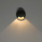 Preview: ISOLED LED Bodeneinbaustrahler, rund 1SIDE 60mm, schwarz, 12-24V, IP67, 3W, 60°, warmweiß