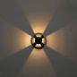 Preview: ISOLED LED Bodeneinbaustrahler, rund 4SIDE 60mm, schwarz, 12-24V, IP67, 3W, 60°, warmweiß