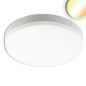 Preview: ISOLED LED Decken/Wandleuchte 18W, weiß, IP54, ColorSwitch 3000/4000/5000K
