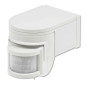 Preview: ISOLED PIR Bewegungsmelder weiß, 230V, max. 4A, 180° max. 10m Detektionsradius, IP44, Aufputzmontage