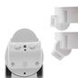 Preview: ISOLED PIR Bewegungsmelder weiß, 230V, max. 4A, 180° max. 10m Detektionsradius, IP44, Aufputzmontage