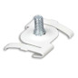 Preview: ISOLED Deckenclip Abhängung für Rasterdecken - Odenwalddecken bis 24mm mit Schraubkappe