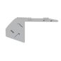 Preview: ISOLED Endkappe EC222 Kunststoff für Profil STAIRS12, links 1 STK
