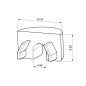 Preview: ISOLED Endkappe EC99 für Profil GROUND-IN12 weiß, rund, 1 STK
