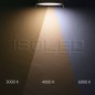 Preview: ISOLED LED Downlight Reflektor 18W, 60°, 150lm/W, UGR<19, Colorswitch 3000/4000/6000K, dimmbar