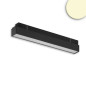Preview: ISOLED Track48 Linearleuchte 30cm schwarz, 10W, 120°, 48V DC, 3000K, CRI90