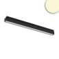 Preview: ISOLED Track48 Linearleuchte 60cm schwarz, 20W, 120°, 48V DC, 3000K, CRI90, DALI dimmbar