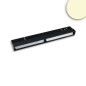 Preview: ISOLED Track48 Wallwasher 22cm schwarz, 12W, 100° asymetrisch, 48V DC, 3000K, CRI90