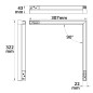 Preview: ISOLED Track48 Eckleuchte 90° horizontal schwarz, 20W, 48V DC, 3000K, CRI90