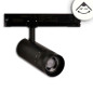 Preview: ISOLED 3-Phasen Schienen-Strahler fokussierbar, 24W, 20°-55°, schwarz matt, 4000K, DALI dimmbar