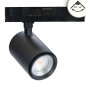 Preview: ISOLED 3-Phasen Schienen-Strahler fokussierbar, 42W, 20°-70°, schwarz matt, 4000K, CRI92, dimmbar