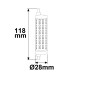 Preview: ISOLED R7s LED Stab, 14W, Länge 118mm, neutralweiß, dimmbar