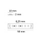 Preview: ISOLED LED HEQ927 Flexband High Bright, 48V DC, 17W, IP20, 2700K, 140lm/W, 160 LED/m, 10m Rolle