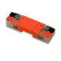 Preview: ISOLED Durchgangs-Steckverbinder 2-polig, 0,5-2,5mm², max. 250V/10A