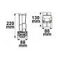 Preview: ISOLED Wandadapter mit variablem Winkel für Street Light Modul EM145