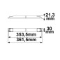 Preview: ISOLED LED CCT PWM-Trafo 24V/DC, 0-60W, 2 Kanal, ultraslim, Push/DALI-2 DT8 dimmbar, SELV