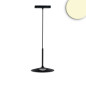 Preview: ISOLED Track48 Hängeleuchte Shade 5,5W, 120°, 48V DC, schwarz, 3000K, DALI dimmbar