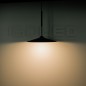 Preview: ISOLED Track48 Hängeleuchte Shade 5,5W, 120°, 48V DC, schwarz, 3000K, DALI dimmbar