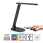 Preview: JUST LIGHT TINA LED Tischleuchte CCT Dimmbar 6W 2-fach schwarz 11018-18