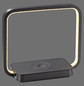 Preview: JUST LIGHT OMARI LED Tischleuchte Warmweiss Dimmbar 2,5W schwarz 11019-18
