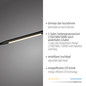 Preview: JUST LIGHT ELLY LED Stehleuchte CCT Dimmbar 6W schwarz 11031-18