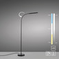 Preview: JUST LIGHT ELLY LED Stehleuchte CCT Dimmbar 6W schwarz 11031-18