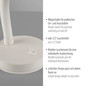 Preview: JUST LIGHT FLEXI Tischleuchte E27 max.25W weiss 11080-16