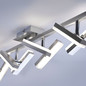 Preview: JUST LIGHT RICO LED Deckenleuchte Warmweiss 16W 8-fach stahl 11278-55