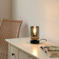 Preview: JUST LIGHT PASQUAL Tischleuchte E27 max.40W schwarz 11310-18