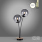 Preview: JUST LIGHT GERDA WIDOW Tischleuchte E14 max.50W 2-fach Holz-natur 11390-79