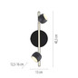 Preview: JUST LIGHT JARIK LED Deckenleuchte Warmweiss 7,4W 3-fach schwarz 11401-18