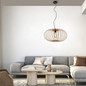 Preview: JUST LIGHT RACOON Pendelleuchte E27 max. 40W Holz-natur 11409-79