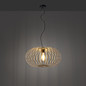 Preview: JUST LIGHT RACOON Pendelleuchte E27 max. 40W Holz-natur 11409-79