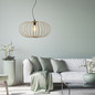 Preview: JUST LIGHT RACOON Pendelleuchte E27 max. 40W Holz-natur 11409-79