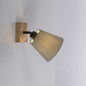 Preview: JUST LIGHT GERDA MICHEL Wand- und Deckenleuchte E27 max. 40W Holz-natur 11581-79