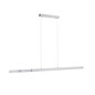 Preview: JUST LIGHT LUZI LED Pendelleuchte Warmweiss 13W 3-fach Silber/Weiß 100-180cm 11660-95